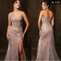 Vestido con corpiño bordado